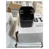 Black Impression Rail Fixed Stair Bracket Kit x5