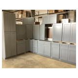 15pc. Silvercreek Platinum Shaker 36" Kitchen