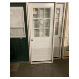 32" x 80" RH Steel 9-Lite Exterior Door