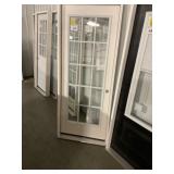 32" x 80" LH Fiberglass 15-Lite Exterior Door
