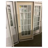 32" x 80" RH Fiberglass 15-Lite Exterior Door