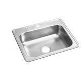 Daytonï¿½ 25" x 22" Single Bowl Stainless Sink x 3