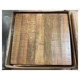 Case of (5) Urban Distressed Oak Barstool Seats