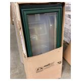 Andersenï¿½ Forest Green Casement Window Unit x 2