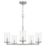 Ashley 5-Bulb Chandelier in Nickel