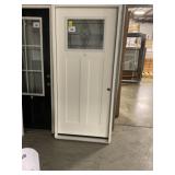 36" x 80" LH Fiberglass Craftsman Style Ext. Door