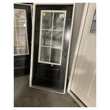 36" x 80" LH Steel 9-Lite Exterior Door