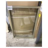 27" x 39" Clear Glass Window Insert with Tan Frame