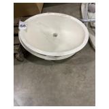 21" x 14" Oval Sink x2
