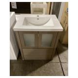 24-1/2" x 19" Vanity with Single Sink Top