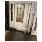 RH Primbed Fiberglass Black Leaded Entry Door