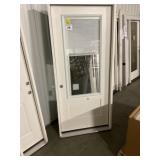 36" x 80" RH Fiberglass Exterior Door w/ Blind