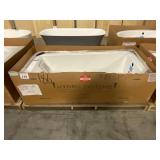 72" x 32" White Jetted Drop In Tub