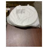 Round Bowl Toilet Seat in White x 3Pcs