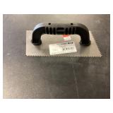 9" x 4" Notched Trowel x3
