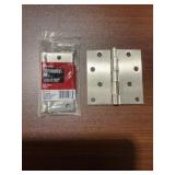 Box of (15) 4" Door Hinges in Satin Nickel x 2