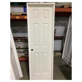 24" x 80" RH 6-Panel MDF Interior Door