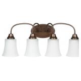 Seagullï¿½ 4-Bulb Vanity Light in Bronze