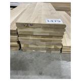 11-1/2" x 36" White Oak Stair Treads x 9 Pcs