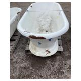 Cast-Iron Freestanding (C) Bathtub in White