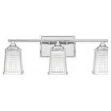 Ashley 3-Bulb Vanity Light in Chrome x 2