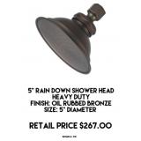 5" Rain Down Shower Head