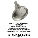 Kohler 6" Rain Shower Head