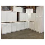 15pc. Silvercreek White Shaker 36" Kitchen