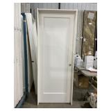 32" x 80" LH Primed Wood 1-Panel Interior Door