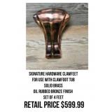 Clawfeet For Clawfoot Tub