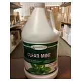 1 Gallon Clear Mint Disinfectant Cleaner x4