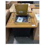 28" Propane Fire Table w/ Painted Iron Top