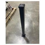 2" x 2" x 37" Black Impression Post Kit x8