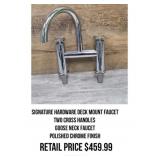 Signature Hardware Deck Mount Faucet