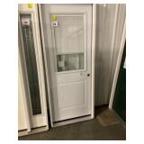32" x 80" LH Steel Exterior Door w/ Blinds