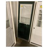 32" x 80" RH Fiberglass Exterior Door w/ Blinds