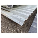 Mixed Length Gray Metal Roofing/Siding x174 LF