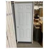 32" x 80" RH Steel 6-Panel Exterior Door