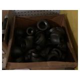 Box Of 1-1/2 x 1 Black Metal Pipe Fittings