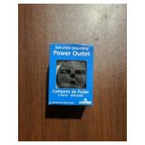 2-Pole, 3-Wire Single Grounding Power Outlet x 5