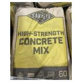 Pallet of High-Strength Concrete Mix