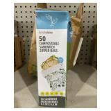 Case of Compostable Sandwich Zipper Bags