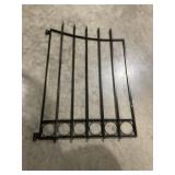 Metal Landscape Gate in Black