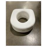 Carex Raised Toilet Seats in White x 2Pcs