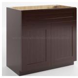 RTA Craft33 48' x 32-1/2' Espresso Sink Base