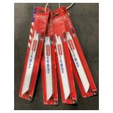 5 Pack Reciprocating 8' 10/14TPI x4