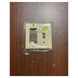 (12) 2-Gang Combination Wall Plates in Ivory