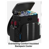 Insulated Backpack Cooler in Black