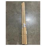 Bundle of (6) 39' Wooden Wheelbarrow Handles