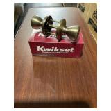 Kwikset® Tylo Entry Knob Set-Antique Brass x 3Pcs